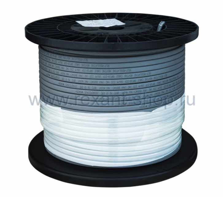 Саморегулируемый греющий кабель SRF16-2CR/SRL16-2CR (экранированный)  (16Вт/1м), 200М  Proconnect