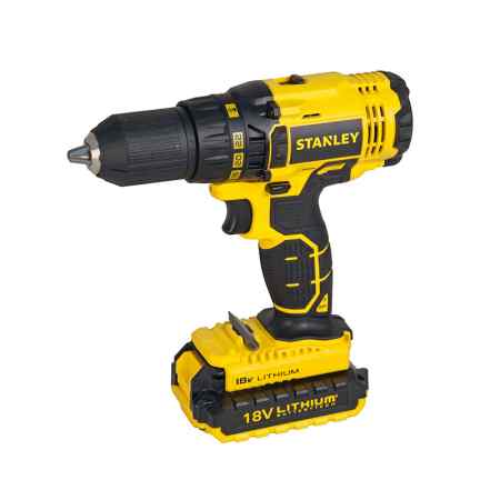 Шуруповерт аккум. 18В, 29,4Нм, 2акк (Li-Ion)*1,3а/ч, кейс // Stanley SCD20C2K (сняли см код 490222)