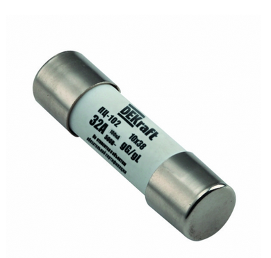 Предохранитель цилиндрический 10A 10x38 ПЦ-102 DEKraft