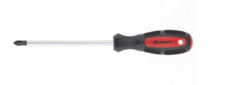 Отвертка крестовая PH 3х150 мм, Anti-Slip, CrV, двухкомп. рукоятка// MATRIX 12254