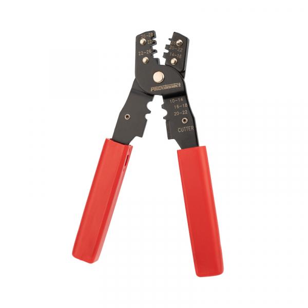 Кримпер для обжима автоклемм изолированных и неизолированных  0.10 - 6.0 мм2  (ht-202B) 12-3032-4