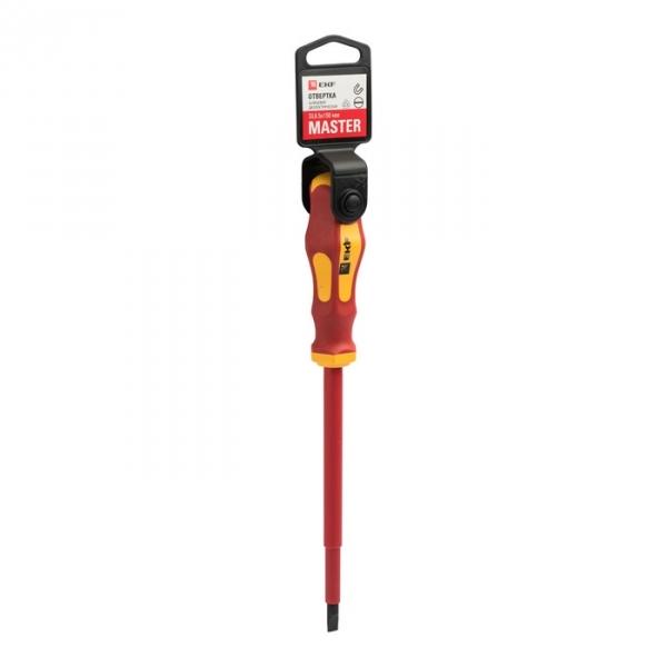 Отвертка шлицевая диэлектрическая SL 6.5x150 мм 1000В Master EKF