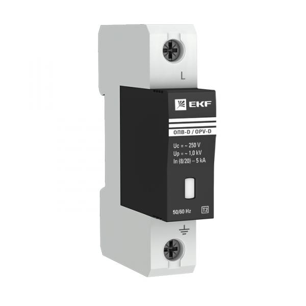 Ограничитель импульсных перенапряжений  1П  230B  5кА  EKF
