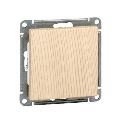 Schneider Electric  Wessen59  Сосна  Выключатель 1-клавишный 10АХ, механизм, VS110-154-7-86