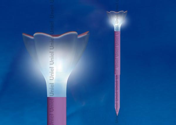 Светильник садово-парковый Uniel USL-C-417/PT305 Purple crocus на солнечной батарее