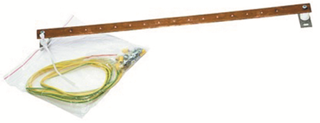 Шина заземления медная 19", DKC R5SGB19