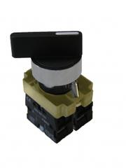 Арматура светосигнальная TDM BJ25 переключатель черный 2 положения I-0 длинная ручка 1з+1р