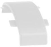 Соединение для напольного канала DKC 05913 75х17 мм GSP W, цвет белый